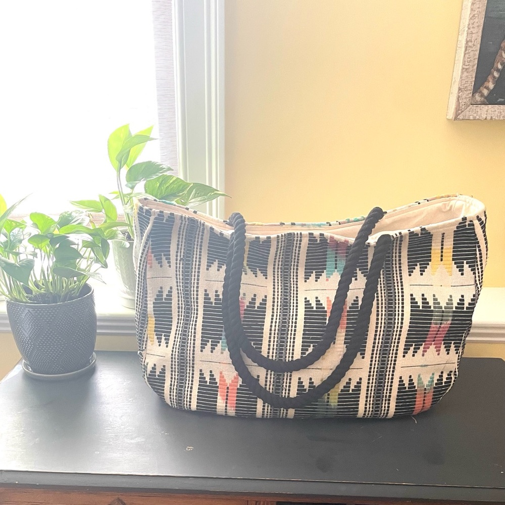 Muche et Muchettee Colorful Boho Tote Bag